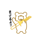 クマだってトロンボーンを吹きます。（個別スタンプ：22）