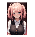 濡れた女の子の写真（個別スタンプ：8）