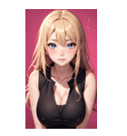 濡れた女の子の写真（個別スタンプ：13）