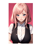 濡れた女の子の写真（個別スタンプ：14）