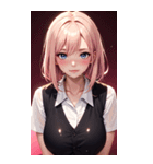 濡れた女の子の写真（個別スタンプ：26）