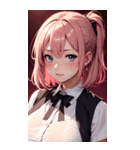 濡れた女の子の写真（個別スタンプ：29）