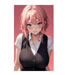 濡れた女の子の写真（個別スタンプ：30）