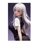 濡れた女の子の写真2（個別スタンプ：2）