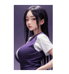 濡れた女の子の写真2（個別スタンプ：26）