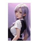 濡れた女の子の写真2（個別スタンプ：29）