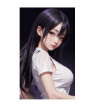 濡れた女の子の写真2（個別スタンプ：31）