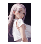 濡れた女の子の写真2（個別スタンプ：38）