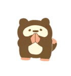 たぬきの「たにゅ」（個別スタンプ：5）