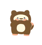 たぬきの「たにゅ」（個別スタンプ：8）