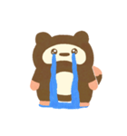 たぬきの「たにゅ」（個別スタンプ：9）