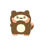 たぬきの「たにゅ」（個別スタンプ：14）