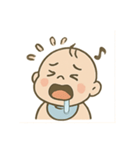 表情ゆたか！よだれベイビースタンプ（個別スタンプ：3）