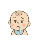 表情ゆたか！よだれベイビースタンプ（個別スタンプ：8）