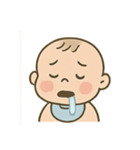 表情ゆたか！よだれベイビースタンプ（個別スタンプ：27）