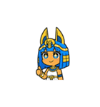 ファラオな可愛い女性が応援（個別スタンプ：26）