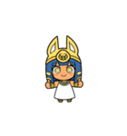 ファラオな可愛い女性が応援（個別スタンプ：32）