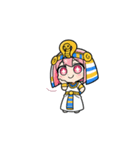 ファラオな女性が美味しく食べる（個別スタンプ：6）