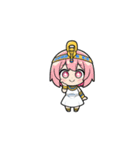 ファラオな女性が美味しく食べる（個別スタンプ：16）