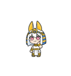 ファラオな女性が美味しく食べる（個別スタンプ：30）