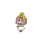 ファラオな女性が美味しく食べる（個別スタンプ：38）