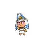 ファラオな女性が美味しく食べる（個別スタンプ：40）