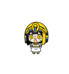 ファラオな可愛い女性がビックリ（個別スタンプ：2）