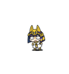ファラオな可愛い女性がビックリ（個別スタンプ：5）