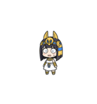 ファラオな可愛い女性がビックリ（個別スタンプ：25）