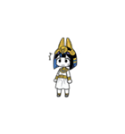 ファラオな可愛い女性がビックリ（個別スタンプ：26）