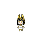 ファラオな可愛い女性がビックリ（個別スタンプ：39）