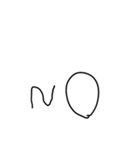 子ども文字スタンプ（個別スタンプ：6）