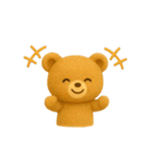 動く！クマの日常（繁体字）（個別スタンプ：3）