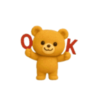 動く！クマの日常（繁体字）（個別スタンプ：5）