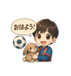 コムギとハルくん②（個別スタンプ：4）