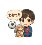コムギとハルくん②（個別スタンプ：7）