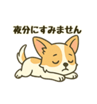 ビジネス/仕事/敬語 お仕事チワワの日常（個別スタンプ：8）