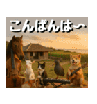 仲良し三匹、音楽祭編（個別スタンプ：3）