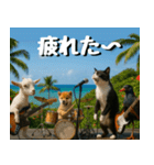 仲良し三匹、音楽祭編（個別スタンプ：8）