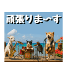 仲良し三匹、音楽祭編（個別スタンプ：31）