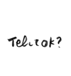 挨拶よく使う言葉を筆で7（個別スタンプ：38）