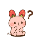 感情まる見え♡うさミルクのふんわり日常（個別スタンプ：13）