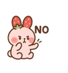 感情まる見え♡うさミルクのふんわり日常（個別スタンプ：25）