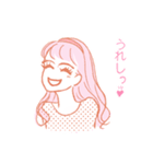 ピンクドリームガールズ♡（個別スタンプ：1）