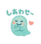 カラフルおばけのひとこま（個別スタンプ：17）
