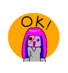 ゾンビくんとゾンビちゃん（個別スタンプ：4）