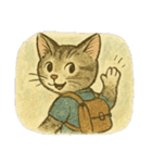 [アレンジ用]絵本の猫ちゃん（個別スタンプ：2）