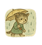 [アレンジ用]絵本の猫ちゃん（個別スタンプ：3）