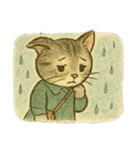 [アレンジ用]絵本の猫ちゃん（個別スタンプ：5）