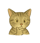 [アレンジ用]絵本の猫ちゃん（個別スタンプ：11）